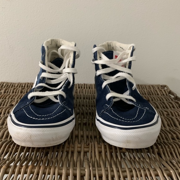 Vans blue Sk8-Hi shoes size 8.5 - Picture 2 of 5